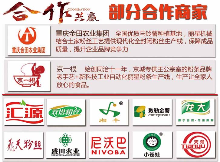 粉皮机合作客户 粉皮机合作客户